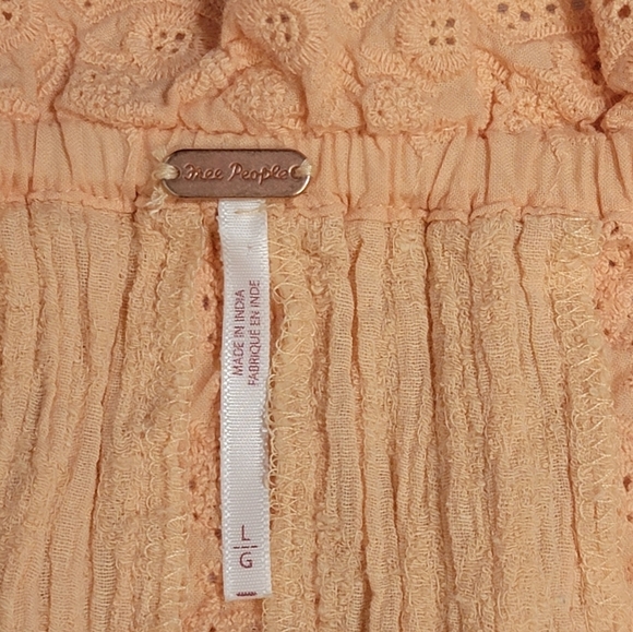 Free People Because Of You Blousen Tank Top Cotton/linen Blend Size Large - Picture 4 of 11